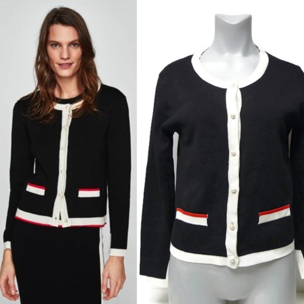 Zara Knit black cardigan